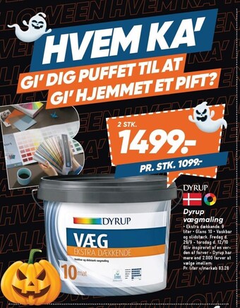 Bilka Dyrup vægmaling tilbud