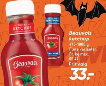 Bilka Beauvais ketchup tilbud