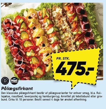 Bilka Pålægsfirkant tilbud
