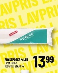 Fryseposer 4 ltr