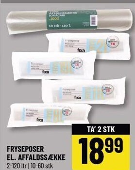 Løvbjerg Fryseposer el. affaldsække tilbud
