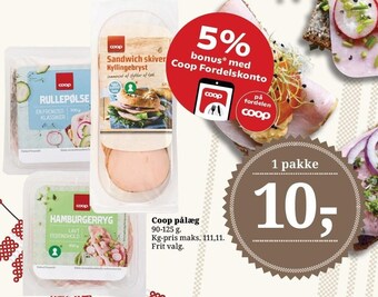 Dagli'Brugsen Coop pålæg tilbud