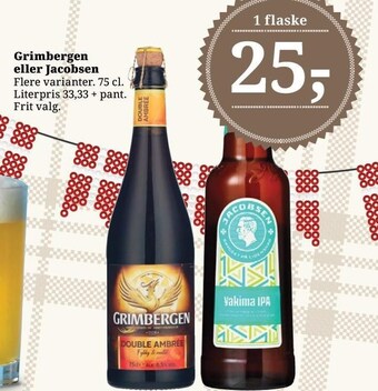 Dagli'Brugsen Grimbergen eller jacobsen tilbud