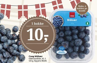 Dagli'Brugsen Coop blåbær tilbud