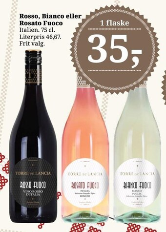 Rosso, bianco eller rosato fuoco
