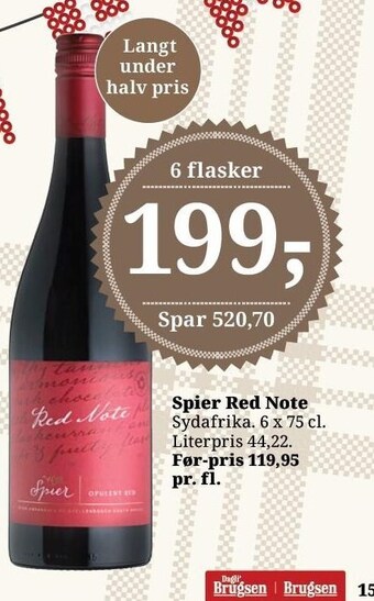 Dagli'Brugsen Spier red note tilbud