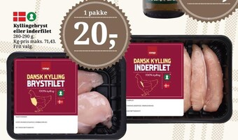 Kyllingebryst eller inderfilet