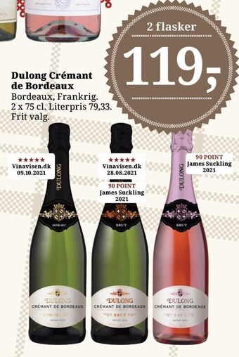 Dagli'Brugsen Dulong crémant de bordeaux tilbud