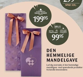 Kop & Kande Den hemmelige mandelgave tilbud