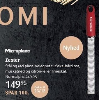 Kop & Kande Microplane zester tilbud