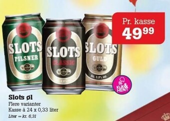 Poetzsch Padborg Slots øl tilbud