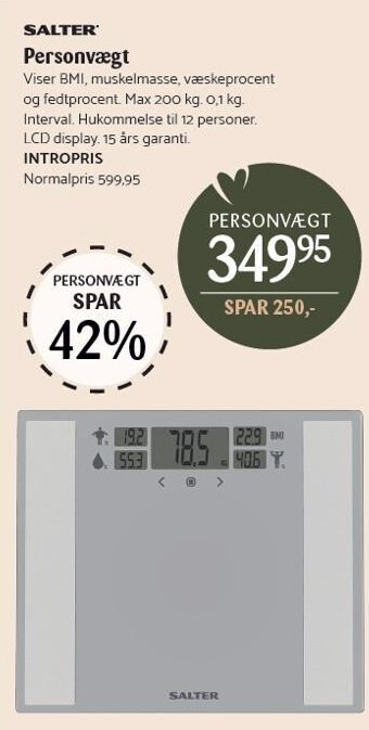 Kop & Kande Personvægt tilbud
