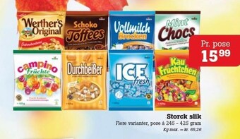 Poetzsch Padborg Storck slik tilbud