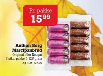 Poetzsch Padborg Anthon berg marcipanbrød tilbud