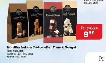 Poetzsch Padborg Nordthy luksus fudge eller fransk nougat tilbud