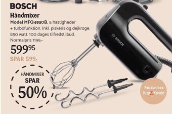 Kop & Kande Bosch håndmixer tilbud