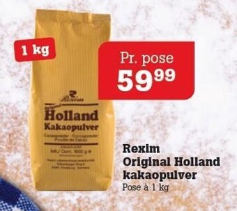Rexim original holland kakaopulver