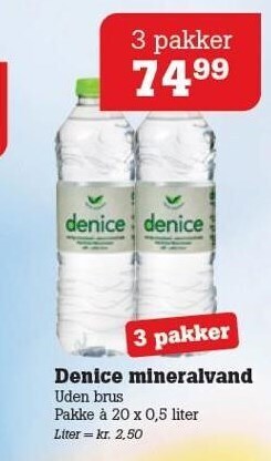 Poetzsch Padborg Denice mineralvand tilbud