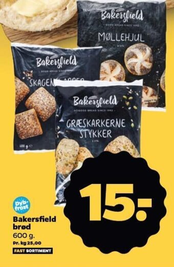 Netto Bakersfield brød tilbud