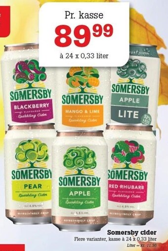 Poetzsch Padborg Somersby cider tilbud