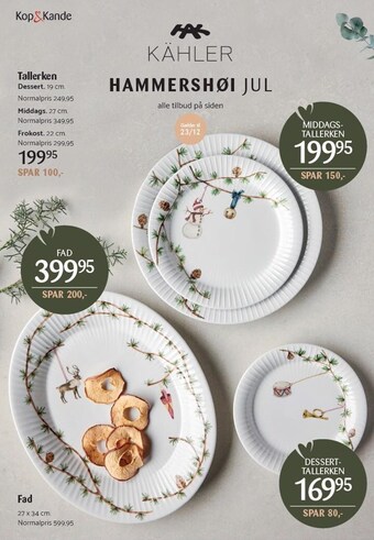 Kop & Kande Tallerken tilbud