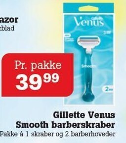 Gillette venus smooth barberskraber