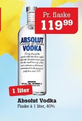 Poetzsch Padborg Absolut vodka tilbud