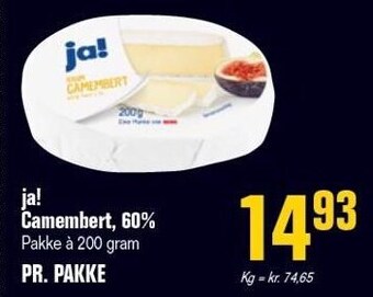 Poetzsch Padborg Ja! camembert, 60% tilbud