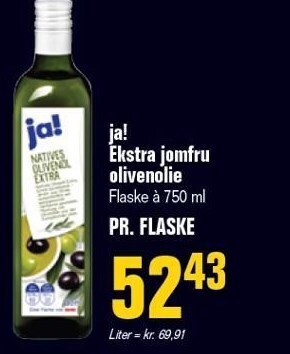 Poetzsch Padborg Ja! ekstra jomfru olivenolie tilbud