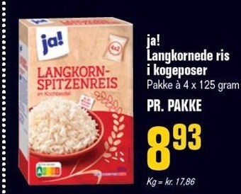 Poetzsch Padborg Ja! langkornede ris i kogeposer tilbud