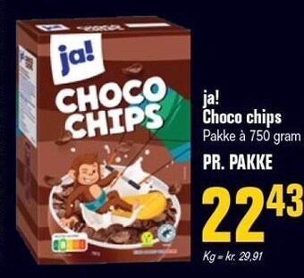 Poetzsch Padborg Ja! choco chips tilbud