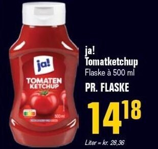 Poetzsch Padborg Ja! tomatketchup tilbud