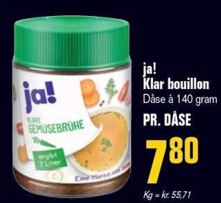 Poetzsch Padborg Ja! klar bouillon tilbud
