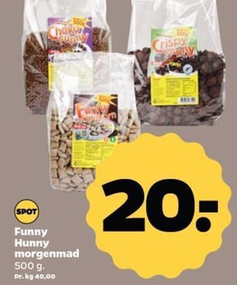 Netto Funny Hunny morgenmad 500 g. tilbud