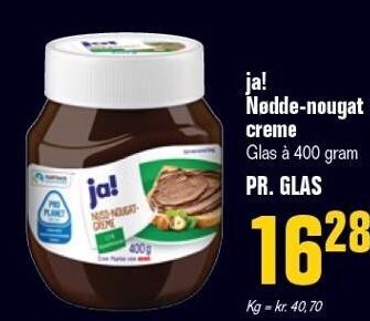 Poetzsch Padborg Ja! nødde-nougat creme tilbud