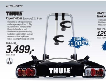 Thansen Thule cykelholder tilbud