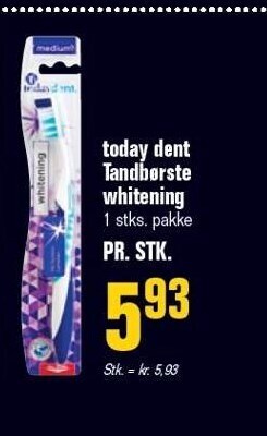 Poetzsch Padborg Today dent tandbørste whitening tilbud