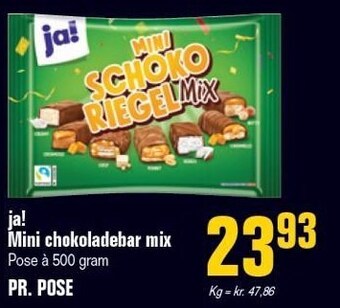 Poetzsch Padborg Ja! mini chokoladebar mix tilbud