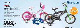 Dino bikes børnecykel 14