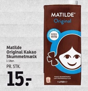 SPAR Matilde original kakao skummetmælk tilbud