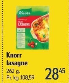 Knorr lasagne 262 g
