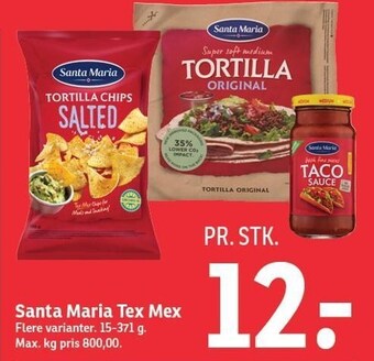 SPAR Santa maria tex mex tilbud