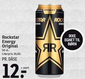 SPAR Rockstar energy original tilbud