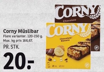 SPAR Corny müslibar tilbud