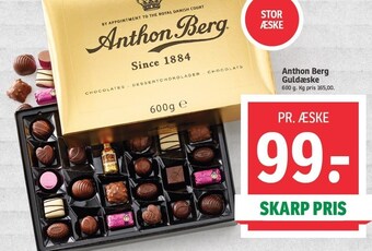 SPAR Anthon berg guldæske tilbud