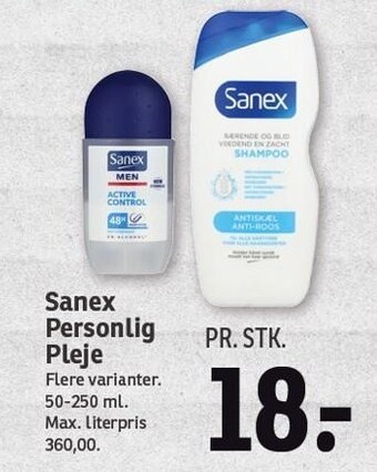 Sanex personlig pleje