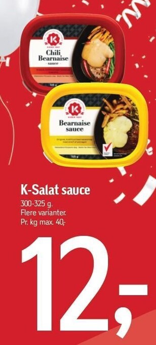 Føtex K-salat sauce tilbud