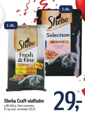 Sheba craft vådfoder