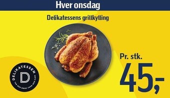 Delikatessens grillkylling