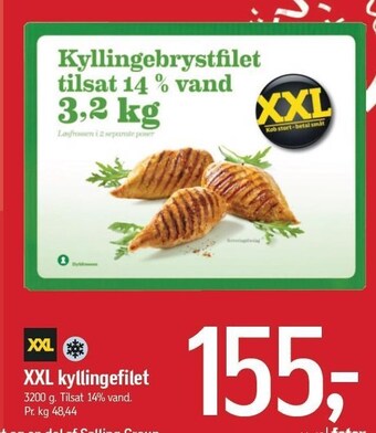 Føtex Xxl kyllingefilet tilbud